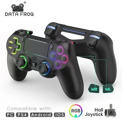 Data Frog controle sem fio para PS4 Elite Wireless Gamepad para PCiOS e Android